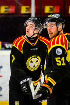 Brynäs Ponthus Westerholm och Marc Zanetti deppar
