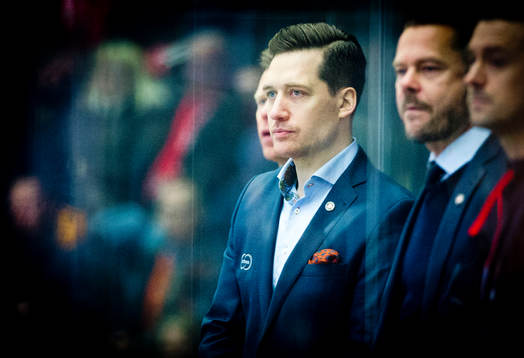 Växjös tränare Sam Hallam