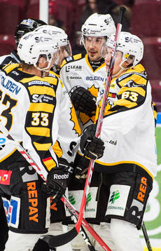 Skellefteås Sebastian Olsson, Fredrik Lindgren, Jimmie