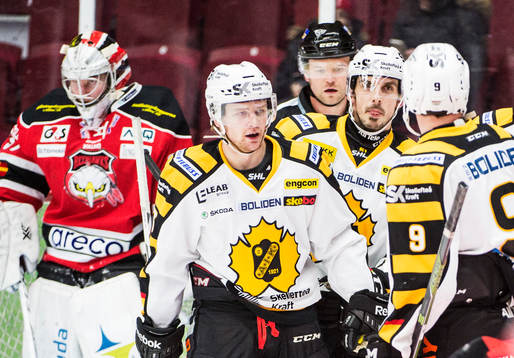 Skellefteås Sebastian Olsson, Fredrik Lindgren och Patrik