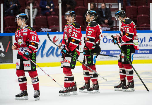 Malmö Redhawks Nicklas Jadeland, Henrik Hetta, Jeremias