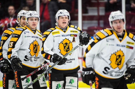 Skellefteås Sebastian Aho, Andrew Calof, Patrik Zackrisson