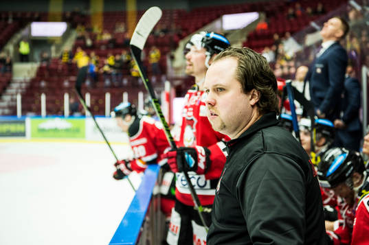 Malmö Redhawks assisterande materialförvaltare Christian