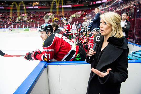 Sportjournalisten Lovisa Giertta