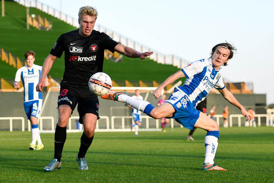 Midtjyllands Rasmus Nissen och IFK Göteborgs Patrik