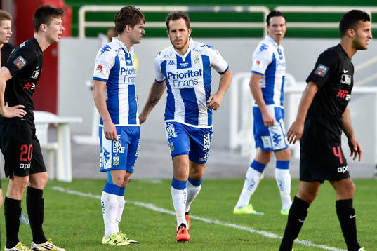 IFK Göteborgs Tobias Hysén byts in