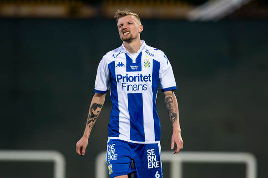 IFK Göteborgs Sebastian Eriksson deppar