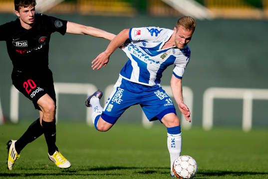 Midtjyllands Daniel M O’Shaughnessy och IFK Göteborgs