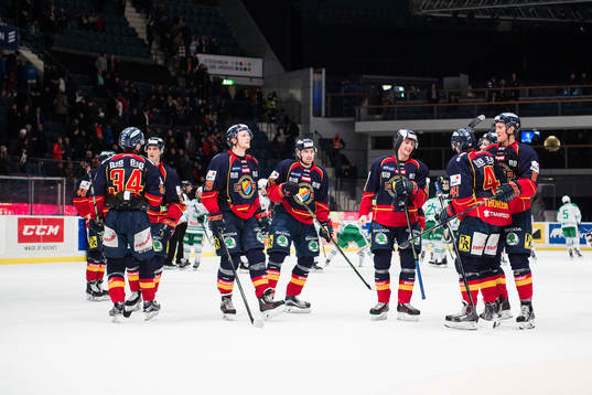 Djurgårdens spelare jublar