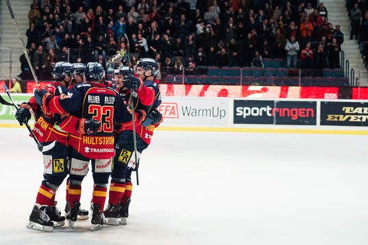 Djurgårdens spelare jublar