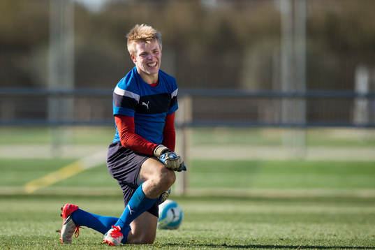Halmstads målvakt Isak Pettersson