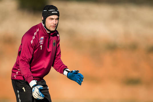 Gefles målvakt Emil Hedvall
