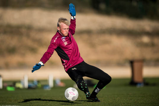 Gefles målvakt Oskar Larsson