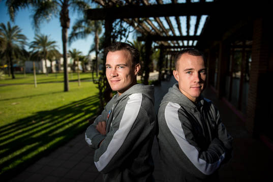 Helsingborgs Anton Wede och Calle Wede