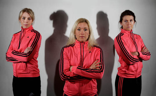 Domare Julia Magnusson, Sara Persson och Annica Johansson