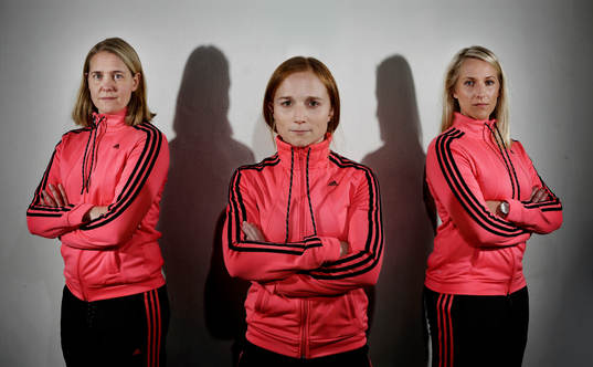 Domare Anna Nyström, Linn Anderson och Sandra Österberg