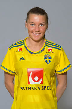 Ebba Hed som spelar i F17 landslaget