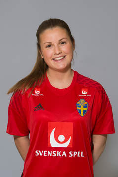 Ellen Johansson som spelar i F17 landslaget