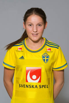 Emma Öjert som spelar i F17 landslaget