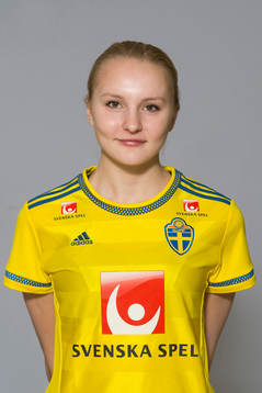 Johanna Antti som spelar i F17 landslaget