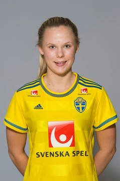 Maja Fridberg som spelar i F17 landslaget