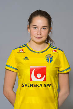 Filippa Pettersson som spelar i F17 landslaget