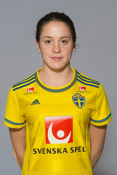 Alma Nygren som spelar i F17 landslaget