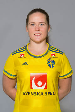 Vilma Rydell som spelar i F17 landslaget