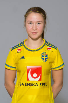 Cajsa Åkerberg som spelar i F17 landslaget