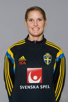Sofia Skenk, sjukgymnast i F17 landslaget