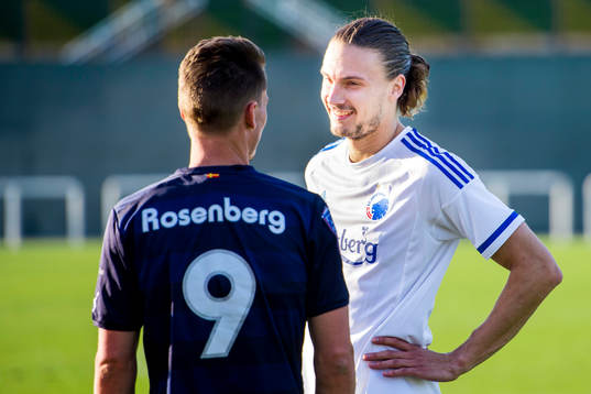 Malmö FFs Markus Rosenberg och FC Köpenhamns Erik