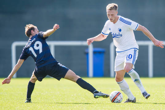 Malmö FFs Magnus Wolff Eikrem och FC Köpenhamns Nicolai