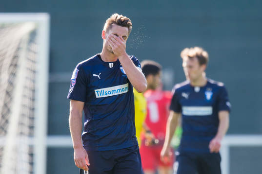 Malmö FFs Markus Rosenberg deppar