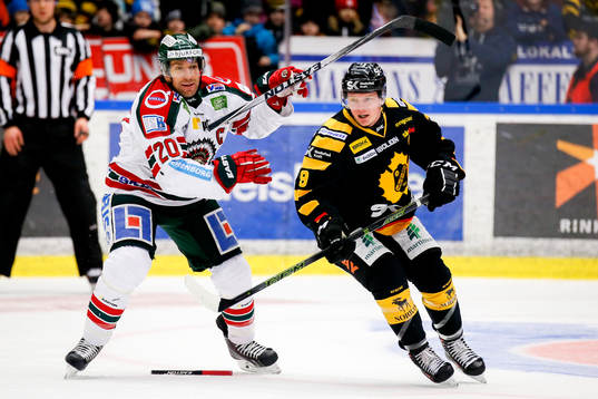 Frölundas Joel Lundqvist och Skellefteås Patrik Zackrisson
