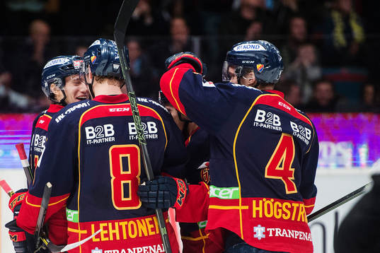 Djurgårdens spelare jublar