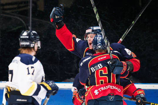 Djurgårdens Daniel Brodin jublar