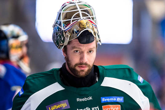 Färjestads målvakt Lars Haugen