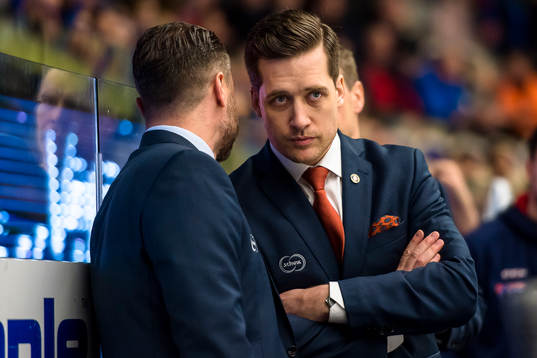 Växjös tränare Sam Hallam