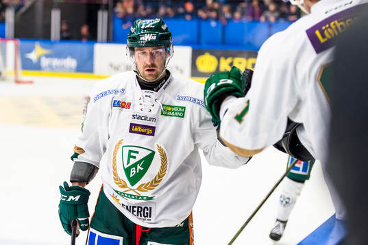 Färjestads Tomas Skogs jublar