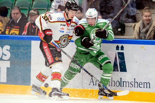 Luleås Christopher Mastomäki mot Rögles Alexander Lunsjö