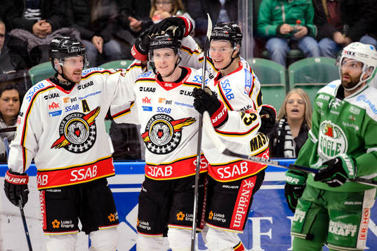 Luleås Jan Sandström (v) och Christopher Mastomäki (h)