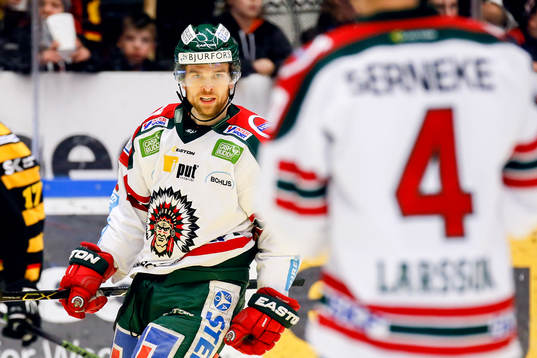 Frölundas Spencer Abbott jublar