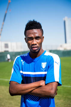 Malmö FFs provspelare Samuel Tetteh