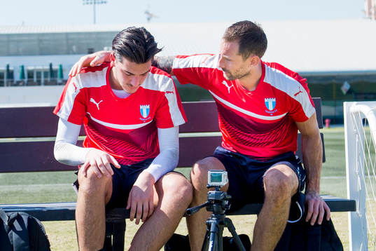 Malmö FFs målvakt Marko Johansson och målvakt Johan