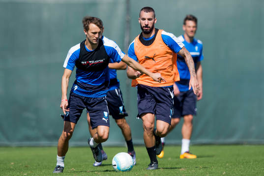 Malmö FFs Magnus Wolff Eikrem och Magnus Wolff Eikrem