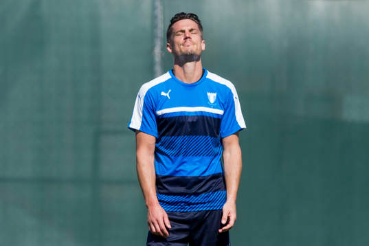Malmö FFs Markus Rosenberg deppar