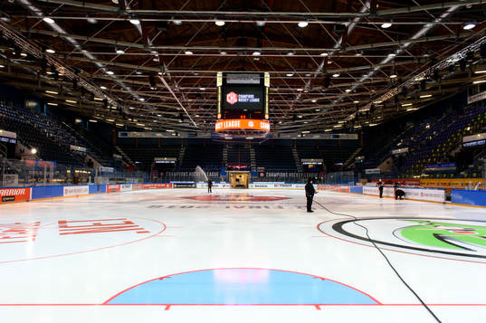 Interiör av Oulun Energia Arena