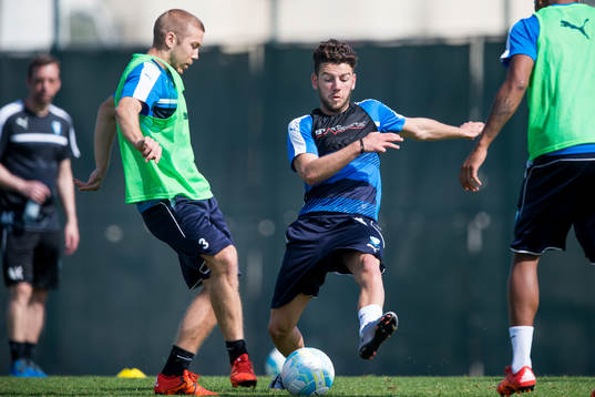 Malmö FFs Anton Tinnerholm och Erdal Rakip