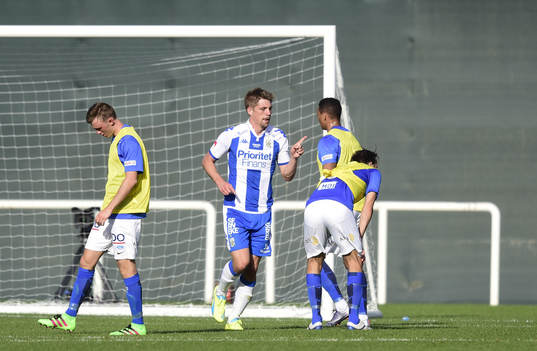 IFK Göteborgs Mikael Boman jublar