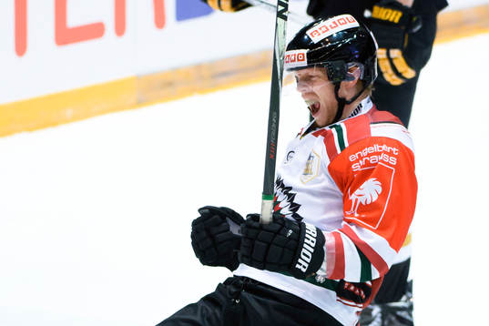 Frölundas Ryan Lasch jublar